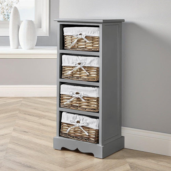 Lichfield 4 Drawer Grey