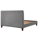 Northridge Home Grey Upholstered Bed Frame