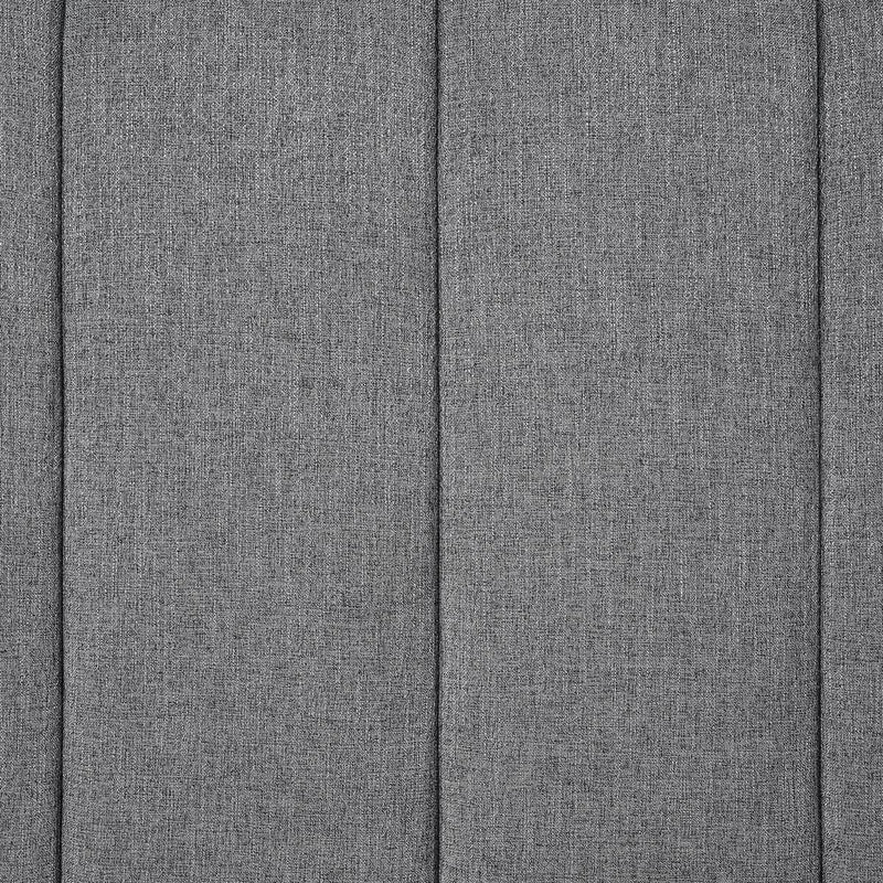 Northridge Home Grey Upholstered Bed Frame