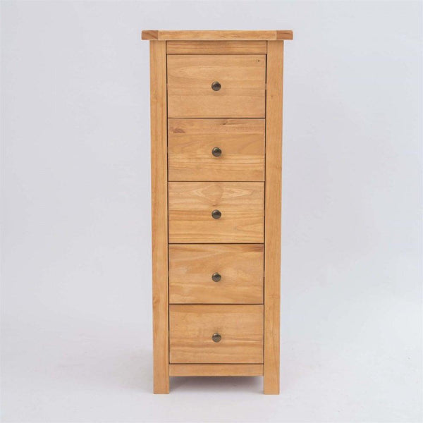 Ontario 5 Drawer Narrow Chest