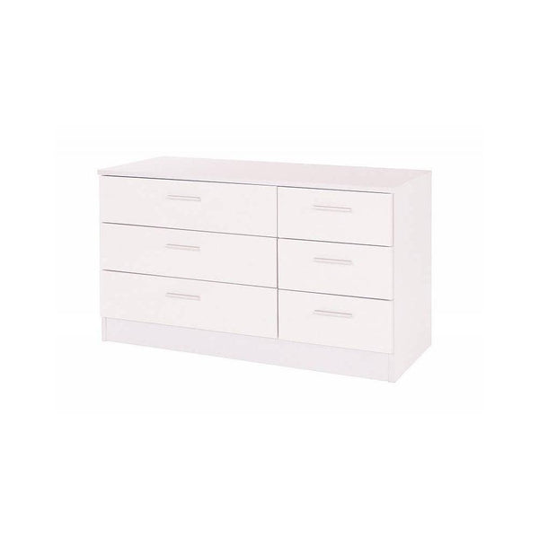 Ottawa 6 Drawer White Gloss