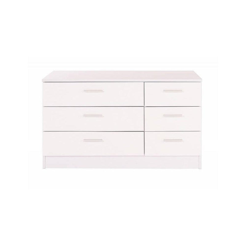 Ottawa 6 Drawer White Gloss