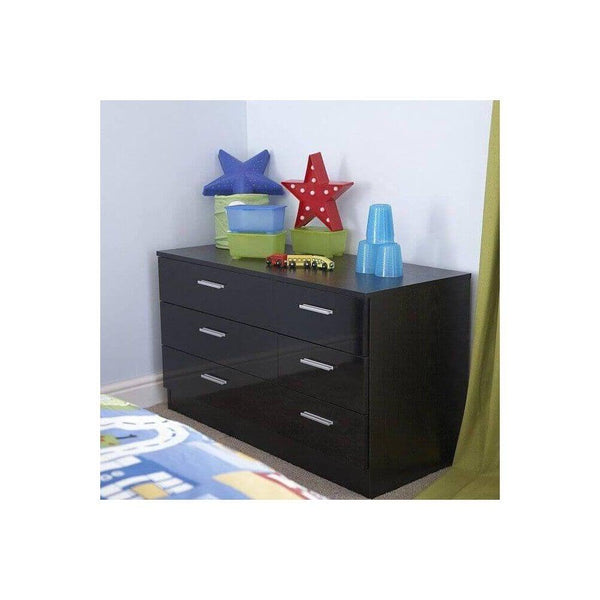 Ottawa Black 6 Drw Chest