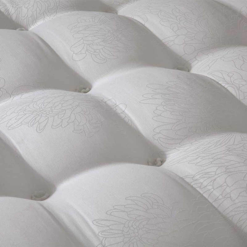 Pocket Spring Bed Company Pemberley Mattress and Grey Full Ottoman Divan in 3 Sizes