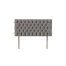 Pocket Spring Bed Company Florence Light Grey Fabric Headboard in 3 Sizes
