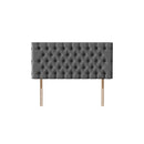 Pocket Spring Bed Company Florence Grey Fabric Headboard in 3 Sizes