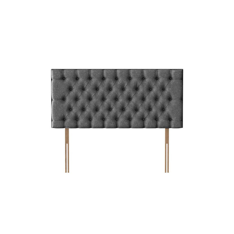 Pocket Spring Bed Company Florence Grey Fabric Headboard in 3 Sizes