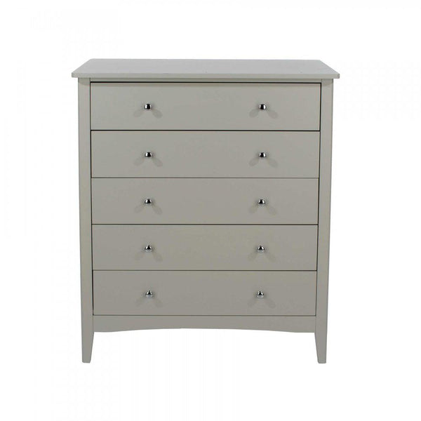 Salerno Grey 5 Drawer Chest