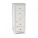 Seville 5 Drawer Narrow Chest
