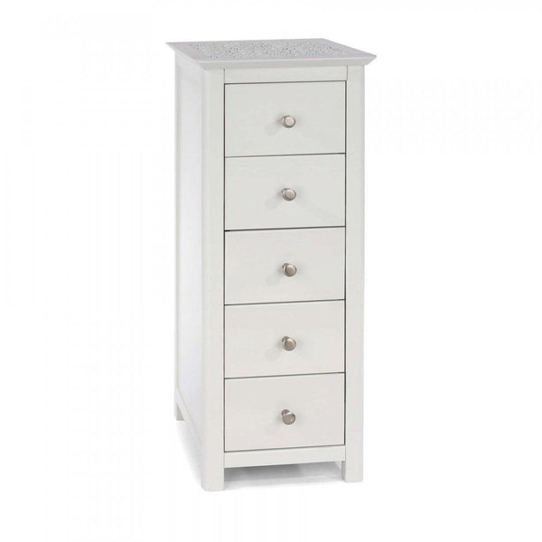 Seville 5 Drawer Narrow Chest