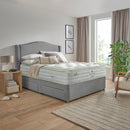 Silentnight 2200 Eco Comfort Breathe Mattress and Slate Grey 4 Drawer Divan in 4 Sizes