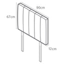 Silentnight Brescia Sandstone Fabric Headboard in 4 Sizes