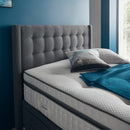 Silentnight Continental Divan Base with Bloomsbury Headboard in 4 colours and 3 Sizes