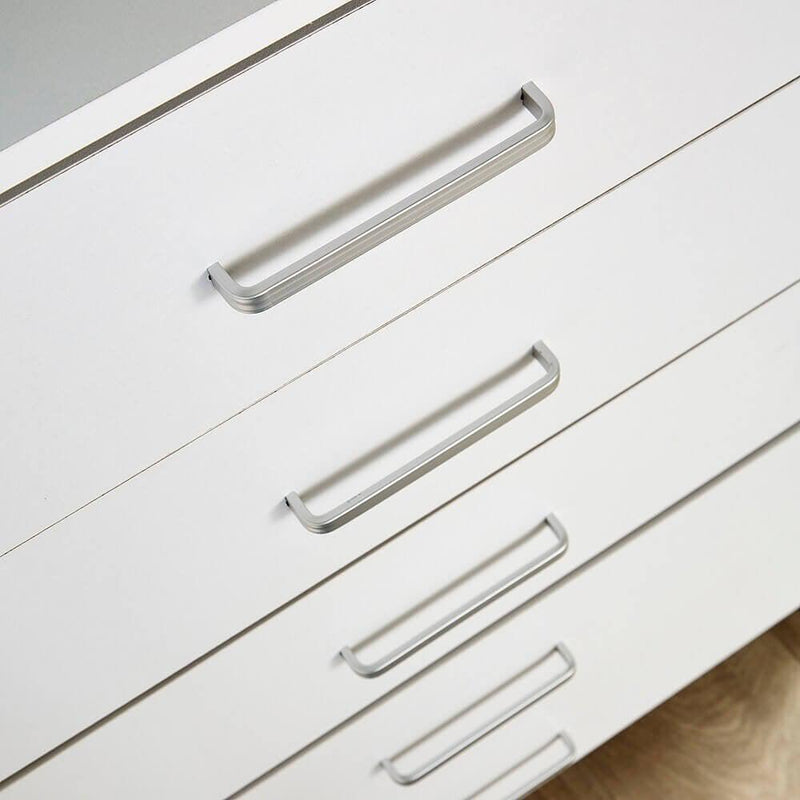 Stratford 5 Drawer White Chest