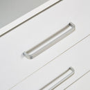 Stratford 5 Drawer White Chest
