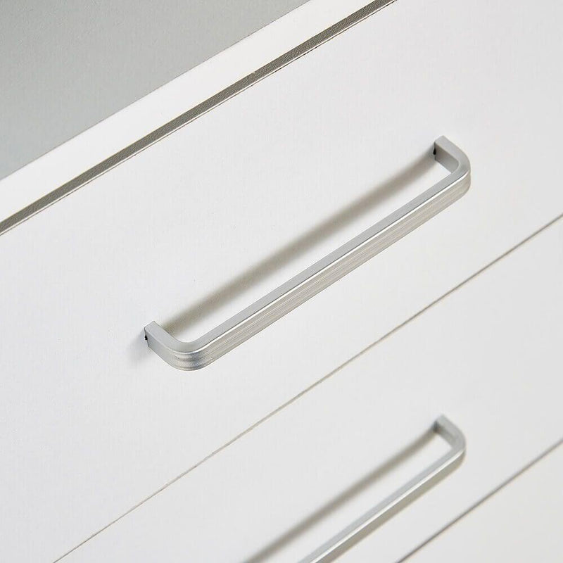 Stratford 5 Drawer White Chest