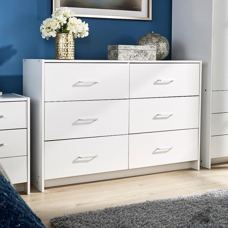 Stratford 6 Drawer Chest White