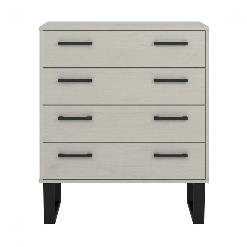Vigo Grey Chest of 4 Drawers
