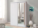 Seriva Elegant High Gloss 2 Door Sliding Wardrobe 175cm
