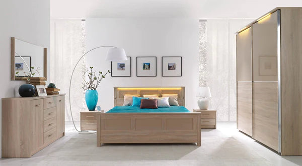 Luscanny Large Wooden Chest of 6 Drawers