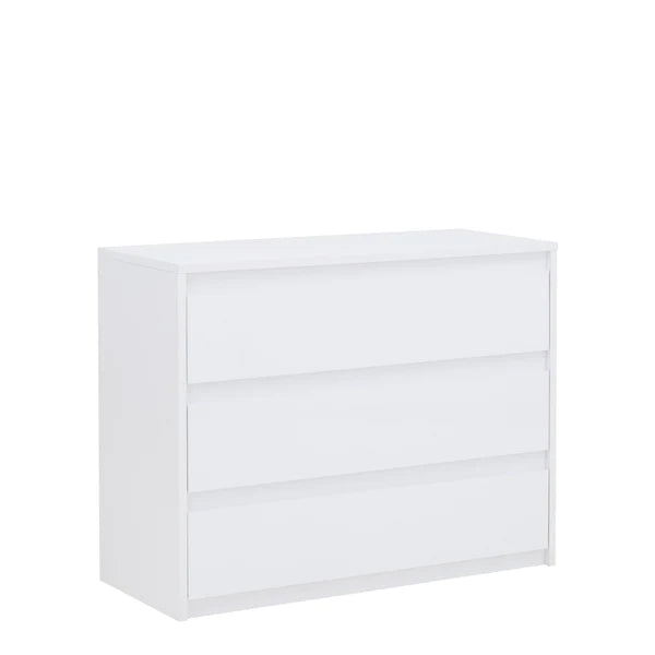 Luscanny Isliano Chest of Drawers 3 Drawers in White