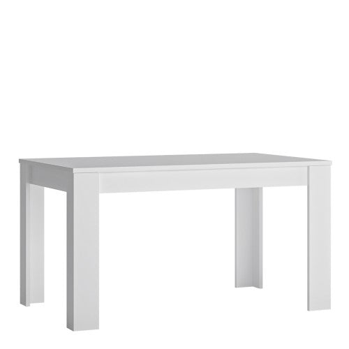 Marvezzi Medium extending dining Table 140/180 cm in White and High Gloss