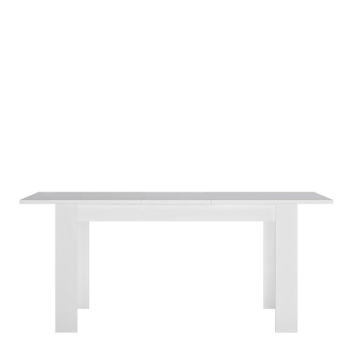 Marvezzi Medium extending dining Table 140/180 cm in White and High Gloss