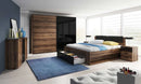 Luscanny Divan Wooden Oak Bed With Headboard in 3 Sizes