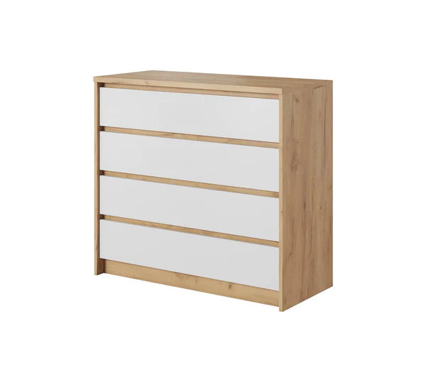 Luscanny Xelongzy White Modern Chest of Drawers