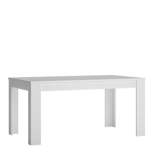 Marvezzi Large extending dining table 160/200 cm in White and High Gloss