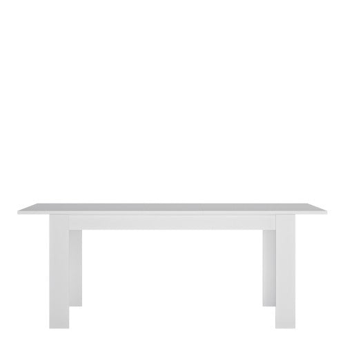Marvezzi Large extending dining table 160/200 cm in White and High Gloss