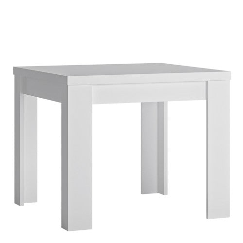 Marvezzi extending Dining Table 90/180 cm in White and High GlossMarvezzi