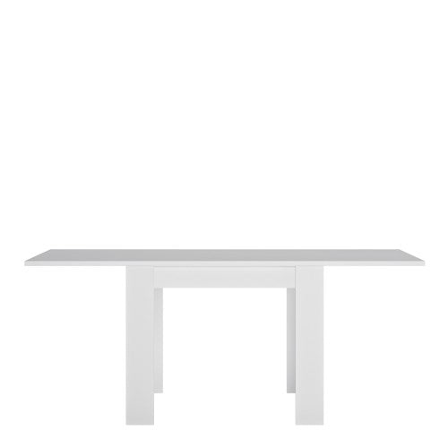 Marvezzi extending Dining Table 90/180 cm in White and High GlossMarvezzi