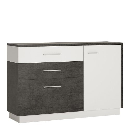 Luscanny zanvezzi Large 1 door 2 drawer 1 compartment sideboard Storage Unit