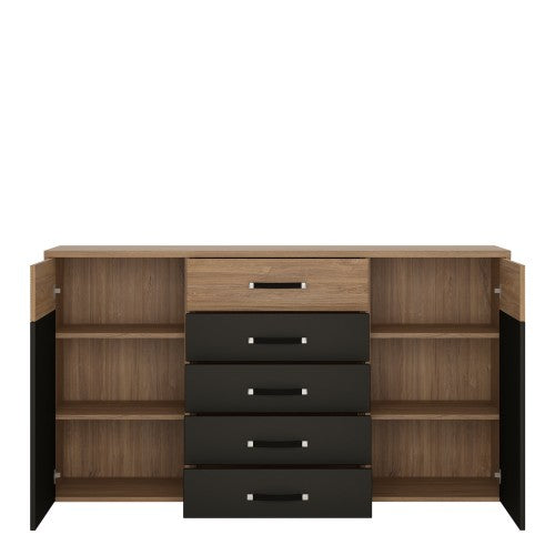 Musacnny Morazzi 2 door 5 drawer wide cupboard Living Room SIdeBoard