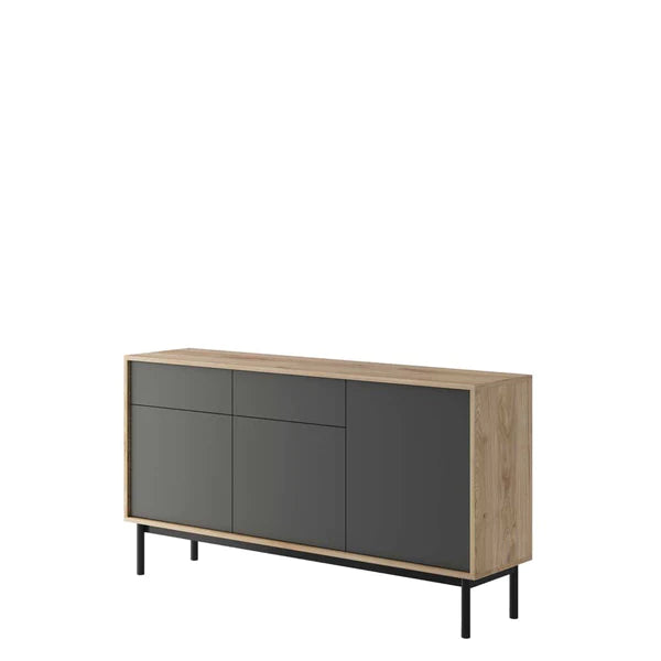 Luscanny Modern Living Room SideBoard with 3 Doors & 2 Drawers