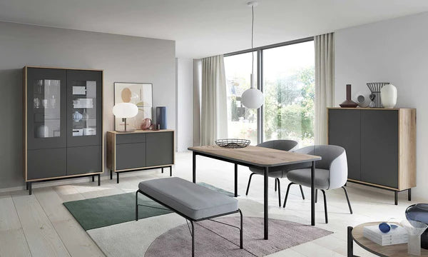 Luscanny Modern Living Room SideBoard with 3 Doors & 2 Drawers