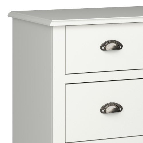 Luscanny Sandringham 4 + 6 Drawer Sideboard Off White Storage Unit