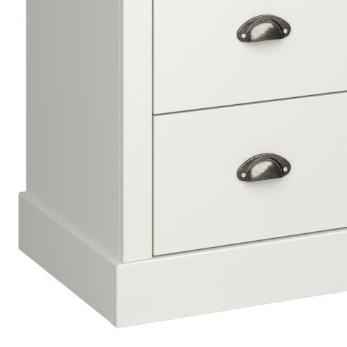 Luscanny Sandringham 4 + 6 Drawer Sideboard Off White Storage Unit